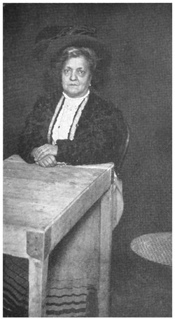 Fig 12: Eusapia Palladino and her seance table