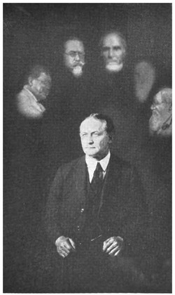 Fig 23: Photograph of Houdini made by Alexander Martin, at Denver, Colorado, On May 10, 1923, Showing So-called 'Spirit Extras'