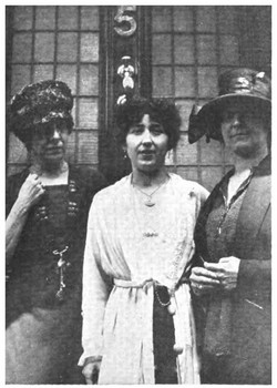 Fig: 24: Mme Bisson, Mrs Feilding (Tomchick), and Mlle Eva